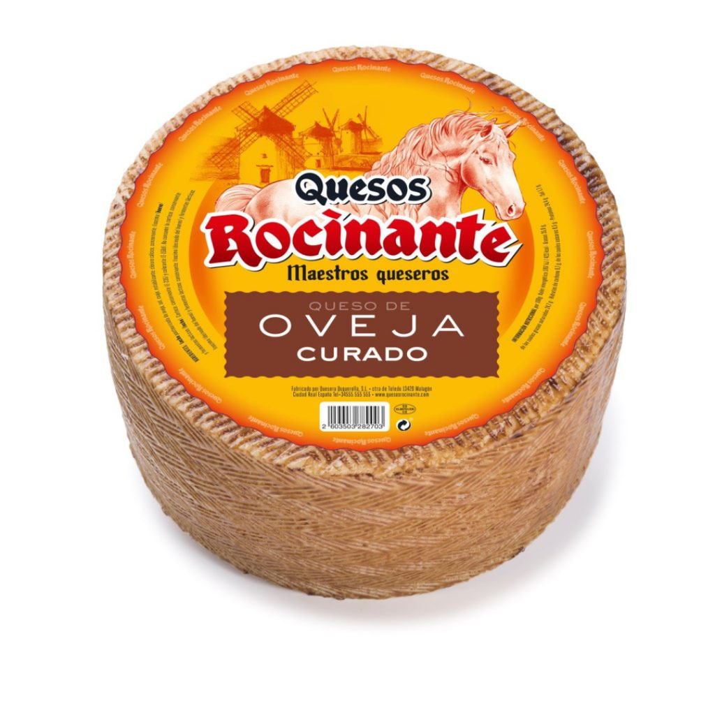 Caja de queso de oveja Rocinante con ruedas de 3 kg