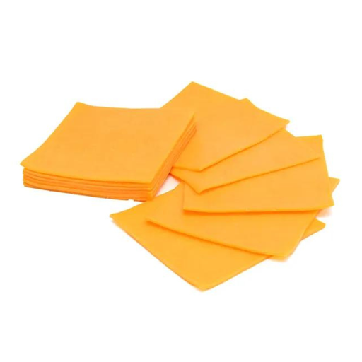 Caja (8kg) de cheddar rebanado Tulipanes con bolsas de 1 kg